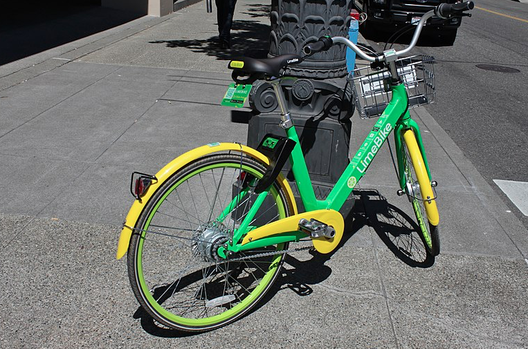 Photo showing a bike from the bike share